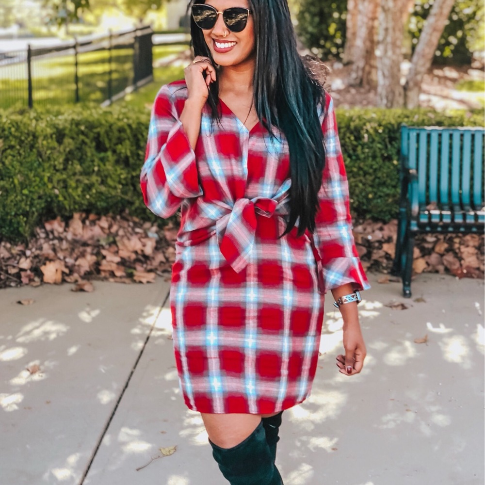 Plaid dress